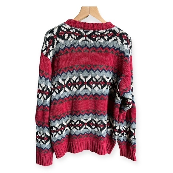 American Eagle Outfitters Vintage Men’s Nordic Ramie Crewneck Sweater, Medium - Picture 2 of 12